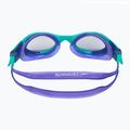 Speedo Futura Biofuse Flexiseal Mirror children's swimming goggles violet / emerald / saphire blue 4