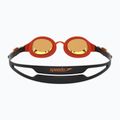 Speedo Hydropure Mirror children's swimming goggles black/mango/orange gold 3