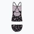 Speedo Printed Tie-Back Children's Two-Piece Tankini Black 68-12380F390 2