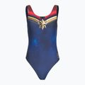 Speedo women's one-piece swimsuit Digital Placement U-Back blue/red