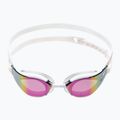 Speedo Fastskin Hyper Elite Mirror white/oxid grey/rose gold swim goggles 68-12818F979 2