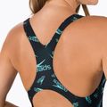 Speedo Boom Logo Allover Medalist women's one-piece swimsuit F888 black-blue 12199F888 4
