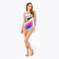 Speedo Retro Placement Medalist women's one-piece swimsuit white 68-12199G072 2