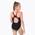 Speedo Boom Logo Splice Muscleback children's one-piece swimsuit B344 black 12859B344 6