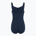 Speedo women's one-piece swimsuit ContourLustre Printed true navy / white / usa charcoal 2