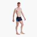 Men's Speedo Boom Logo Splice navy blue swim boxers 68-12823 4