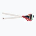 Speedo Fastskin Pure Focus Mirror white/phoenix red/usa charcoal swim goggles 68-11778H224 3