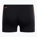 Men's Speedo Tech Panel Black/Papaya Punch/Usa Charcoal swim boxers 68-04510H054 2