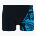 Men's Speedo Allover V-Cut Aquushort swim boxers D812 black 68-09734D812