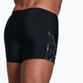 Men's Speedo Allover V-Cut Aquashort H223 black and white swim trunks 68-11366H223 5