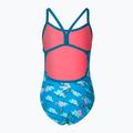 Speedo Flipper Phone Allover Vback children's one-piece swimsuit blue 68-12846 2