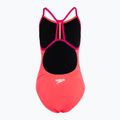 Speedo Lane Line Back Solid pink 68-13441 children's one-piece swimsuit 2