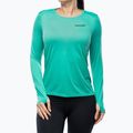 Women's Inov-8 Performance aqua/dark aqua running longsleeve