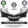 Children's mouthgard RDX Mouth Junior black/white 3