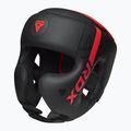 Boxing helmet RDX F6 Kara Head Guard red 2