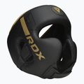 Boxing helmet RDX F6 matte golden 7