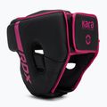 RDX F6 Kara Head Guard pink boxing helmet 3