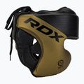RDX L1 Mark Pro Cheek Boxing Helmet Training Head Guard golden 2
