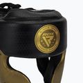 RDX L1 Mark Pro Cheek Boxing Helmet Training Head Guard golden 4