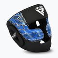 Boxing helmet RDX New Aura F17 Head black/blue 2