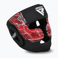 Boxing helmet RDX New Aura F17 Head black/red 2