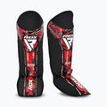 Shin and foot guards RDX Instep New Aura F17 Shin black/red