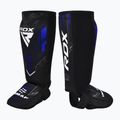 Shin and foot guards RDX IMMAF Approved Neoprene Shin Instep SGN-IMF-1U blue 2