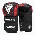Grappling gloves RDX IMMAF Approved Shooted Grappling red