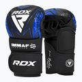 Grappling gloves RDX IMMAF Approved Shooted Grappling blue