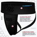 Groin guard RDX Groin Guard Supporter H1 full black 4