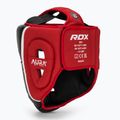 RDX Head Guard Aura Plus T-17 red boxing helmet 3
