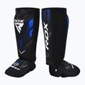 Foot and tibia protectors RDX IMMAF Approved Neoprene Shin Instep red 3