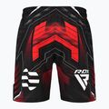 Men's training shorts RDX IMMAF Approved MMA Fight & Training red 2