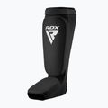 RDX Hosiery Shin Instep Foam tibia protectors black/white 3