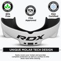 Children's mouthgard RDX Mouth Junior white/black 3