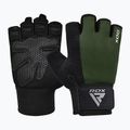 RDX W1H Gym Workout Gloves army green 2