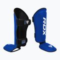 RDX T1 Shin Instep Guards blue/white tibia and foot protectors 2
