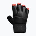 RDX L4 Finger Weightlifting Training Gloves Leather red/black 3