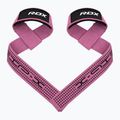 RDX S4 Weightlifting Wrist Straps pink 2