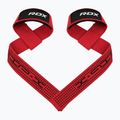 RDX S4 Weightlifting Wrist Straps red 2