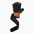 RDX L4 Open Finger Micro Plus Gym tan/black training gloves 4