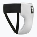 Men's RDX R1 Martial Arts Groin Guard white/black 3