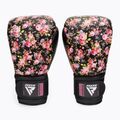 Boxing gloves RDX FL-5 black-pink BGR-FL5B