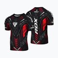 Men's training T-shirt RDX IMMAF Approved Half Sleeves Compression red 3