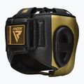 RDX L2 Mark Pro Head Guard Boxing Helmet With Nose Protection Bar golden 3