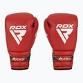 RDX Apex Lace Up Training Sparring Boxing Gloves red 2