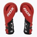 RDX Apex Lace Up Training Sparring Boxing Gloves red 4
