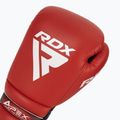 RDX Apex Lace Up Training Sparring Boxing Gloves red 5