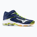Men's volleyball shoes Mizuno Wave Lightning Z3 Mid blue V1GA170571 2