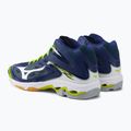 Men's volleyball shoes Mizuno Wave Lightning Z3 Mid blue V1GA170571 3
